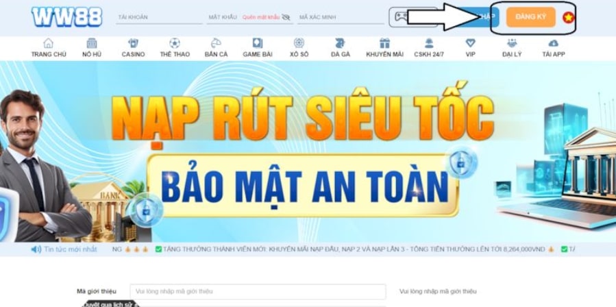 rút tiền ww88